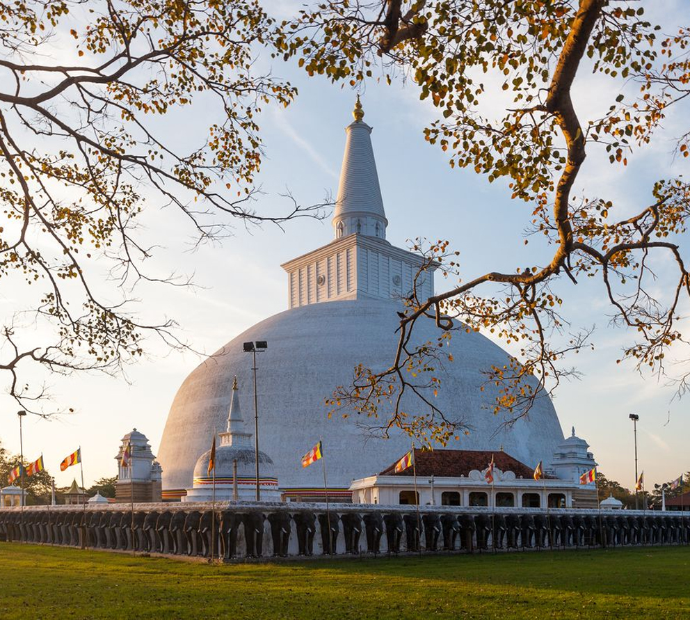 anuradhapura ruwanwelimaha seya in sri lanka